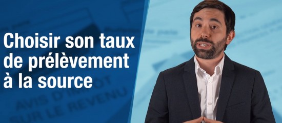 Choisir son taux de prélèvement à la source